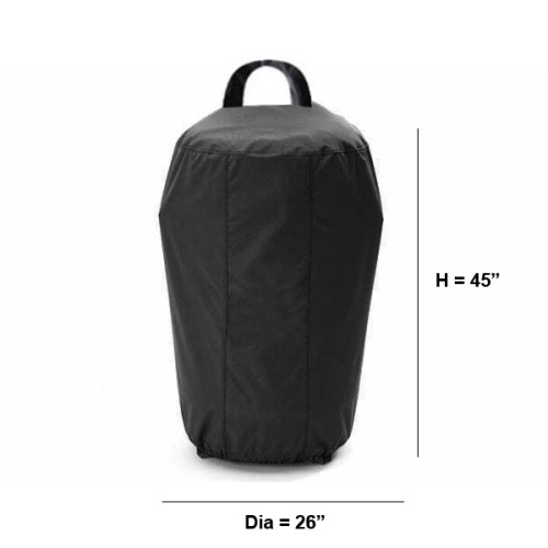 GRILL PARTS ZONE  26 Diameter X 45H Kamado Full Grill Cover, Heavy Duty Outdoor Water Proof Bbq Grill Cover