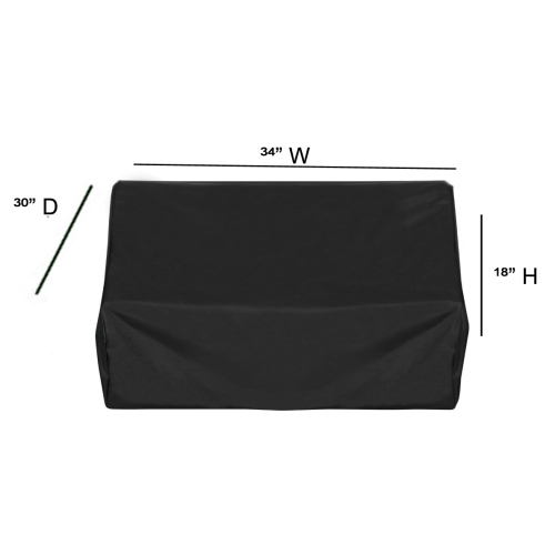 GRILL PARTS ZONE  Built In Gas Barbecue (34W X 30D X 18H) Bbq Grill Cover for Any Outdoor Grill