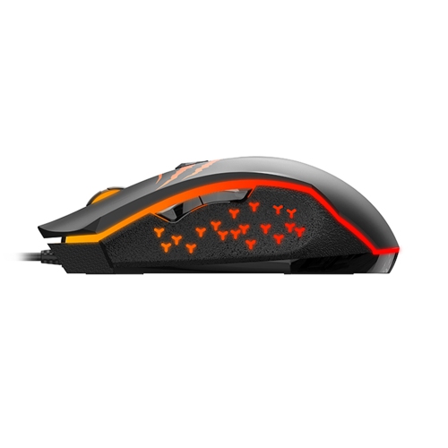 Havit USB2.0 wired 2400DPI with cool breathing Rainbow LED light design 6 buttons gaming mouse