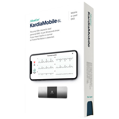 KardiaMobile 6L Portable EKG Monitor (AC-019-NUA-A)