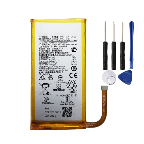 Replacement Battery & Repair Tools Compatible for Motorola Moto G7 XT1962-1, JG30