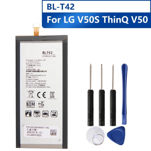 Replacement Battery & Repair Tools Compatible for LG V50 V50S / G8X ThinQ V510, LMV500EM, BL-T42