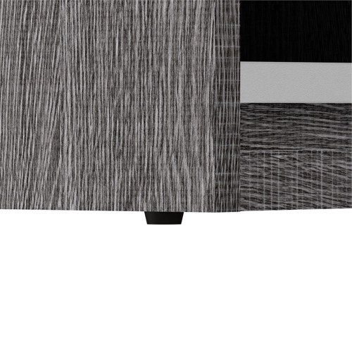 Organisateur de placard Cielo 29,5 po - Gris écorce et blanc