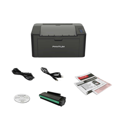 Pantum P2500W Monochrome Wireless Laser Printer, Toner Cartridge Included