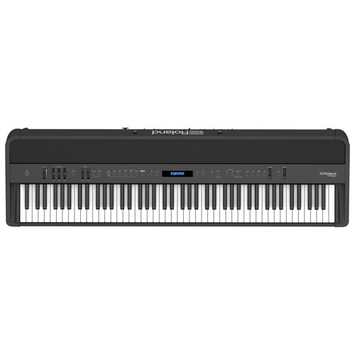 Piano numérique à 88 touches lestées à marteaux FP-90X de Roland - Noir