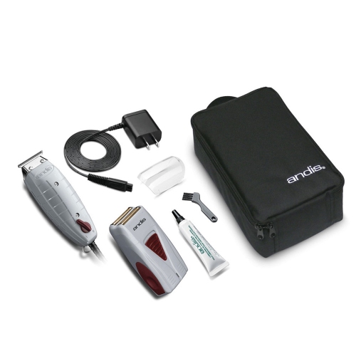 Andis Finishing Combo Detailed Gold Foil Shaver Fine Tooth T-Outliner Trimmer