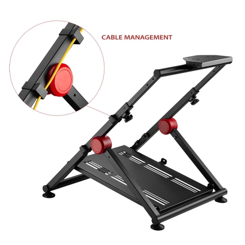 Boost Industries SWS-04 Foldable Height Adjustable Racing Steering Wheel Stand for Gamers (Bonus Gear Shift Mount Included)-(Open Box/Unused Condition) by BOOST INDUSTRIES - Open Box condition - Image 5