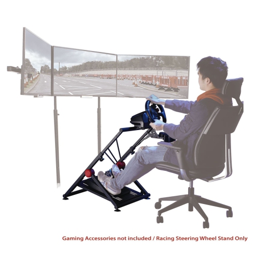 Boost Industries SWS-04 Foldable Height Adjustable Racing Steering Wheel Stand for Gamers (Bonus Gear Shift Mount Included)-(Open Box/Unused Condition) by BOOST INDUSTRIES - Open Box condition - Image 6