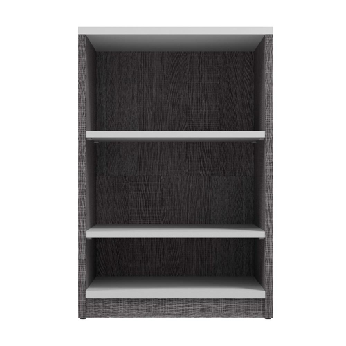 Cielo 19.5“ Low Storage Unit - Bark Grey & White