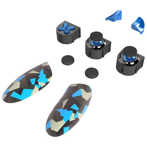 Image 1 de 3.. Ensemble de modules de manette eSwapX Pro de Thrustmaster - Camouflage bleu