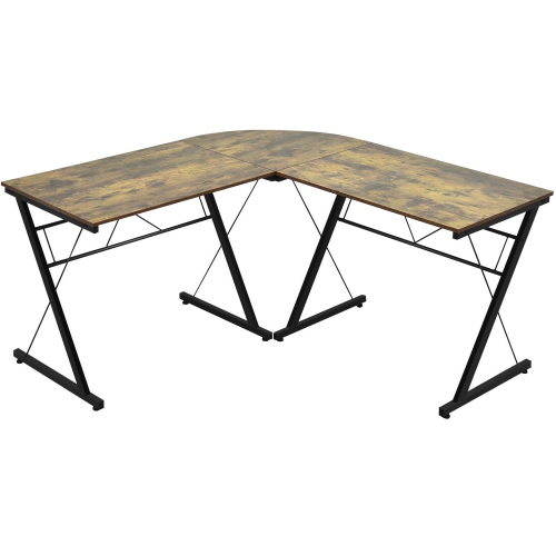 Gymax 59'' L-Shaped Corner Desk Home Office Computer Table Study Workstation