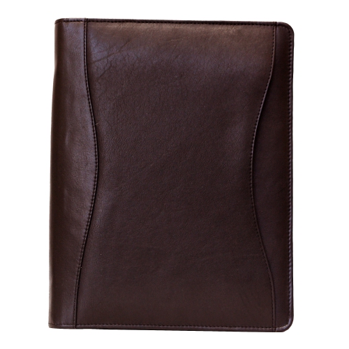 Ashlin® DESIGNER | AFONSO Zippered Portfolio SmartPhone Pocket 2 Pen Loops