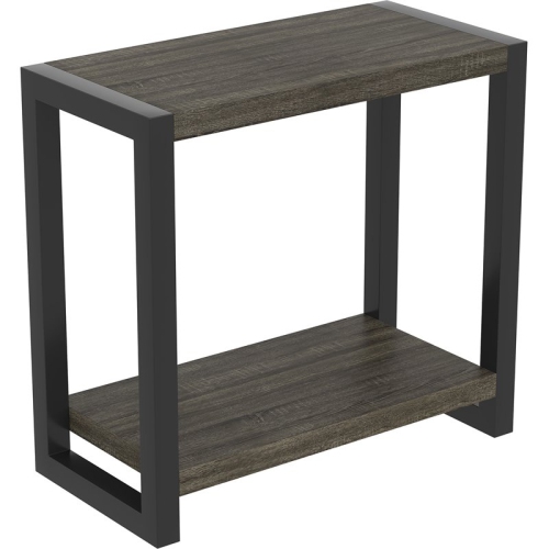 SAFDIE & CO.  Accent Table 23L Dark 1 Shelf In Grey