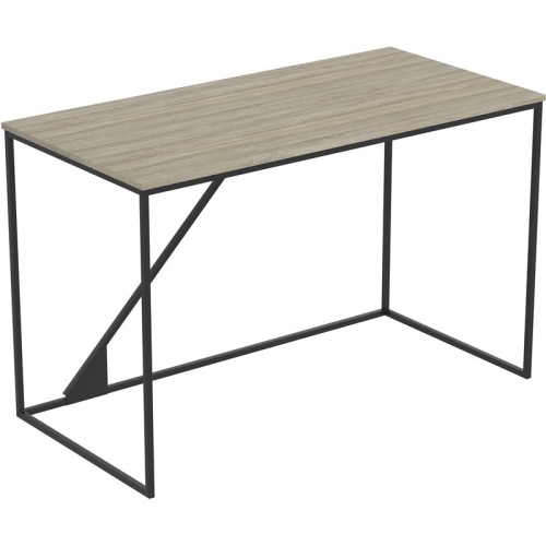 SAFDIE & CO.  Computer Desk 47.25L Dark Taupe Metal In Black