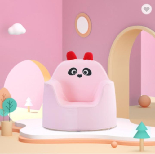 Fauteuil confortable en polyuréthane pour enfants et tout-petits de KidsVIP – Fauteuil d'activités à thème panda pour enfants de 1-4 à 7 ans