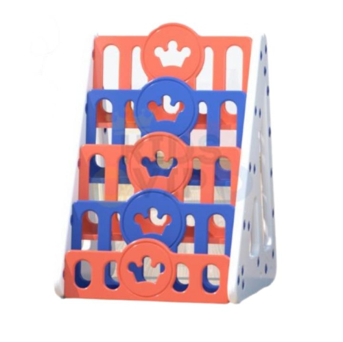 Étagère de rangement multifonctionnelle à étagères pour enfants et tout-petits, édition Crown de KidsVIP pour chambre à coucher, salle de jeu,