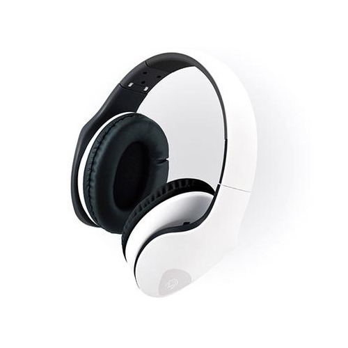 M Xpert DJ Headphones with Microphone Black on White Best Buy Canada