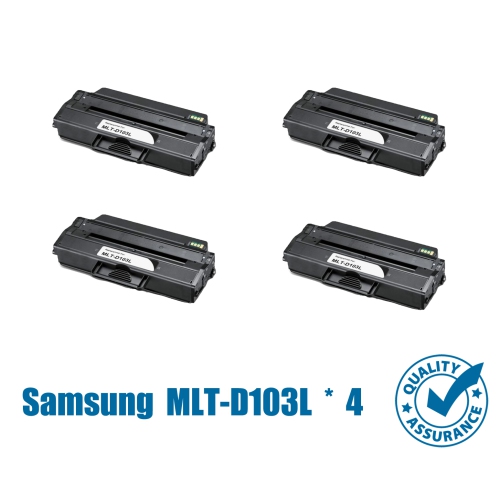 Printer Pro™ 4 PK Samsung MLT-D103L Black Toner Cartridge-Samsung Printer ML-2950D/2955/SCX-4729