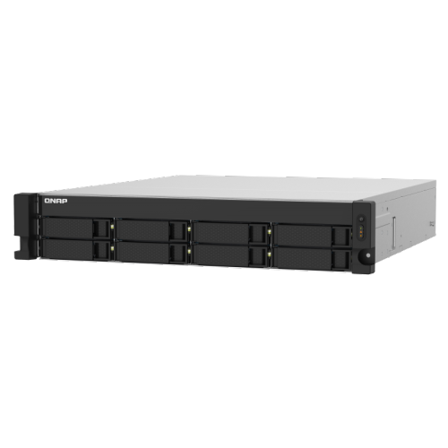 QNAP TS-832PXU-RP-4G 8 Bay High-Speed SMB Rackmount NAS with Two 10GbE and 2.5GbE Ports, Redundant PSU