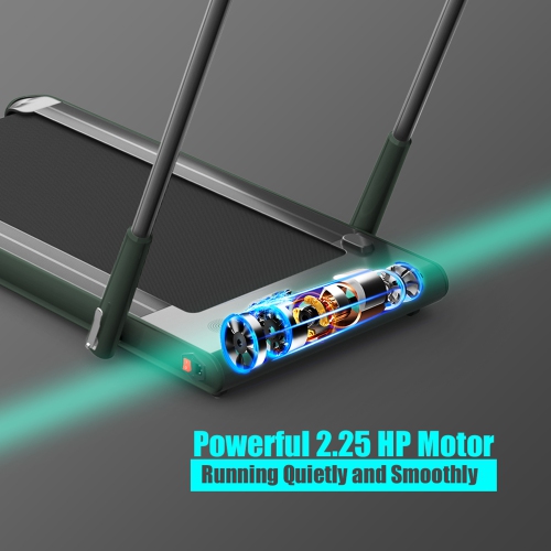 Gymax 2.25HP Under Desk Electric Pad Treadmill Running Machine w/ APP