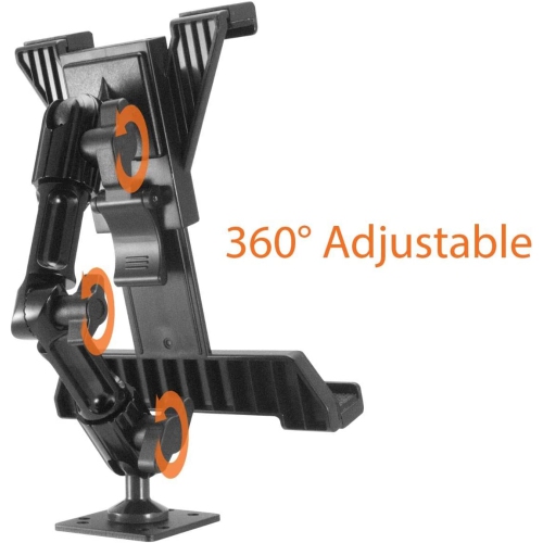 iBOLT TabDock FixedPro 360 AMPS- Heavy Duty Mult-Angle Drill Base Wall Mount for 7-10 inch Tablets