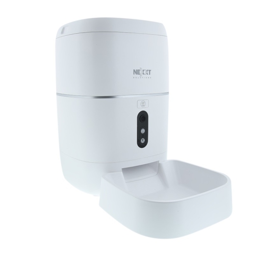 NEXXT Smart Home WiFi Pet Feeder 1080p Webcam 2 voies Enregistreur vocal Micro Sd Slot Night & Motion Capteur avec webcam
