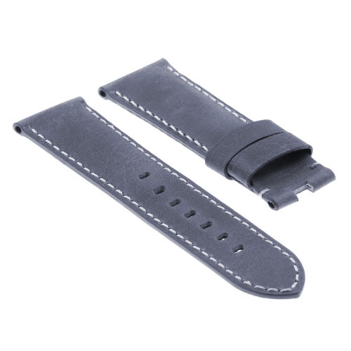 DASSARI Vintage Leather Watch Band Strap for Samsung Gear S3 Classic - Standard - Oyster Blue