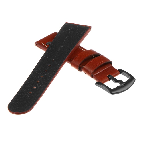DASSARI Pilot Leather Watch Band Strap for Samsung Galaxy Watch Active - Rust