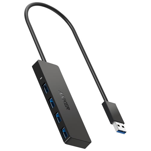 Concentrateur USB 3.0 à 4 ports ultramince d'Anker