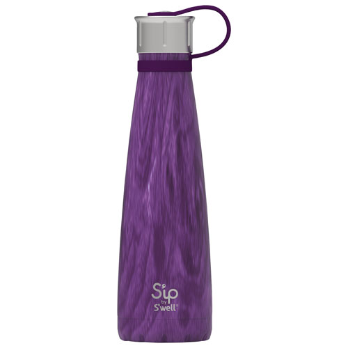 S'ip by S'well 444ml Insulated Stainless Steel Water Bottle - Grape Grove