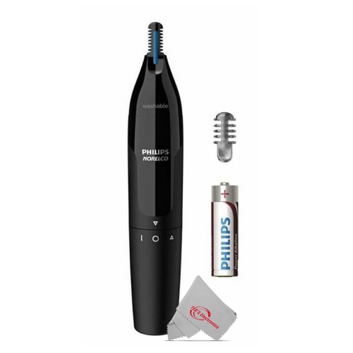 Philips Norelco Ultimate Comfort Nose Trimmer 1000 Battery Powered NT1605/60 for Nose, Ear, and Eyebrows
