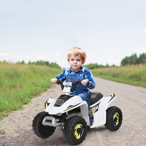 Costway 6V Kids Electric Quad ATV 4 Wheels Ride On Toy Toddlers Forward&Reverse