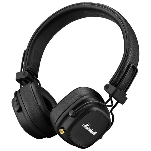Marshall Major IV On-Ear Bluetooth Headphones - Black