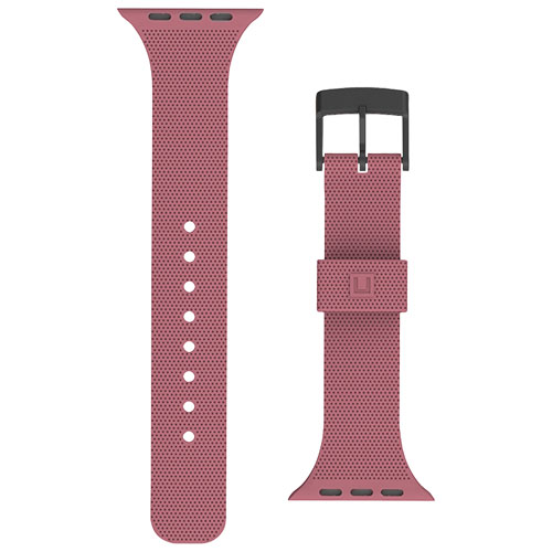 Bracelet en silicone d'UAG pour Apple Watch de 42/44 mm - Rose