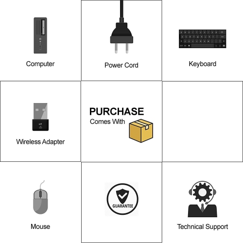 Lenovo ThinkCentre M900 Small Form Factor Desktop - Intel Core i5 (6th Gen), 12GB Memory, 256GB SSD, Win 10 + Wi-Fi, Keyboard & Mouse Included by LENOVO - Refurbished condition - Image 2