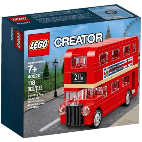 LEGO Creator: London Bus - 118 Piece Building Set [LEGO, #40220 , Ages 7+]