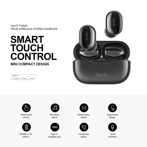 HAVIT TW925 True Wireless Bluetooth V5.0 Earbuds