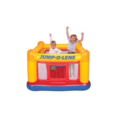 Intex - Jump-O-Lene Inflatable Game for Children 3-6 Years, 68 '' x 68 '' x 44 '', Yellow and Red