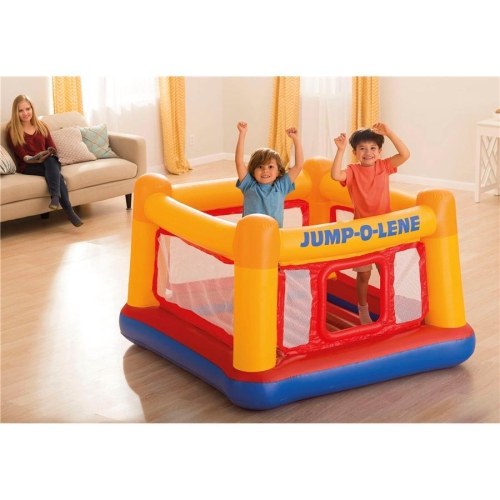 Intex - Jump-O-Lene Inflatable Game for Children 3-6 Years, 68 '' x 68 '' x 44 '', Yellow and Red