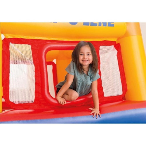 Intex - Jump-O-Lene Inflatable Game for Children 3-6 Years, 68 '' x 68 '' x 44 '', Yellow and Red