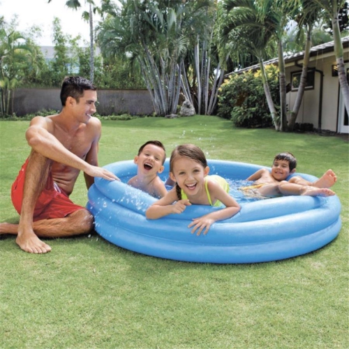 Intex - Children's Inflatable Pool, 58 '' x 13 '', Crystal Blue