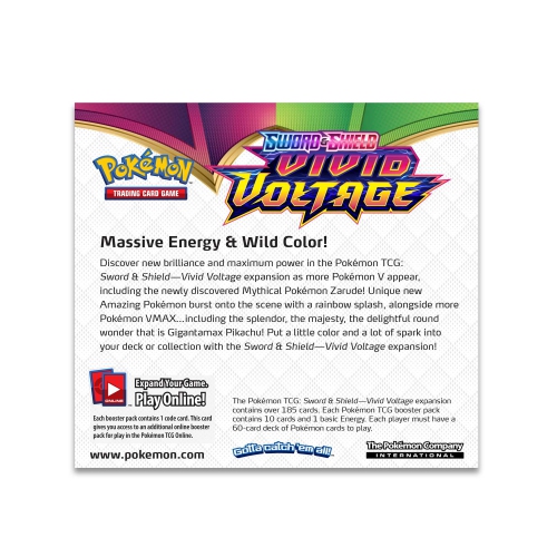 Pokemon TCG: Sword & Shield - Vivid Voltage Booster Box - 36 Packs