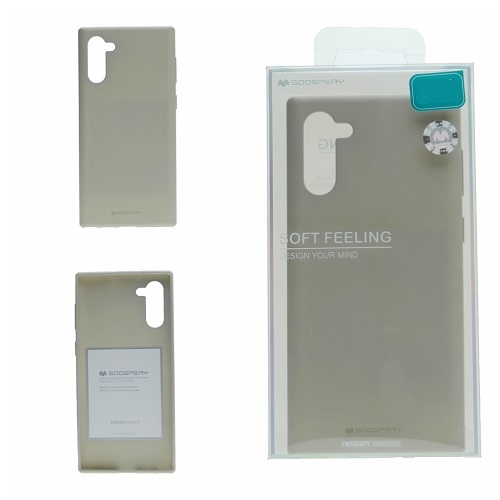 TopSave Goospery Soft Feeling Jelly Silky Slim Bumper Case For Galaxy S21, Stone