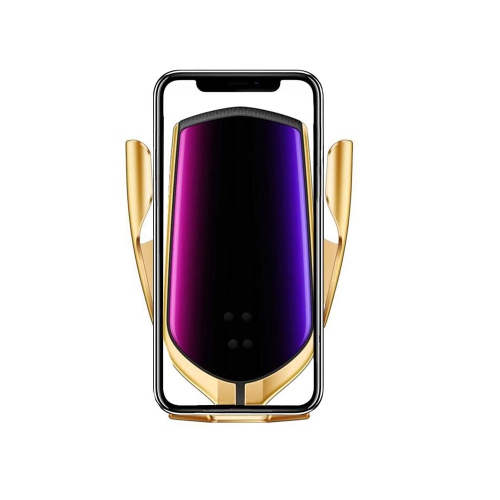 Wireless Car Charger Holder Mount Luxury Auto-Clamping Qi Fast Charging - axGear