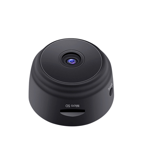 Mini caméra de surveillance Wi-Fi sans fil HD intégrale 1080p avec détection de mouvements et vision nocturne de axGear