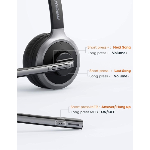 Open Box - Mpow Wireless Bluetooth Headset with Microphone