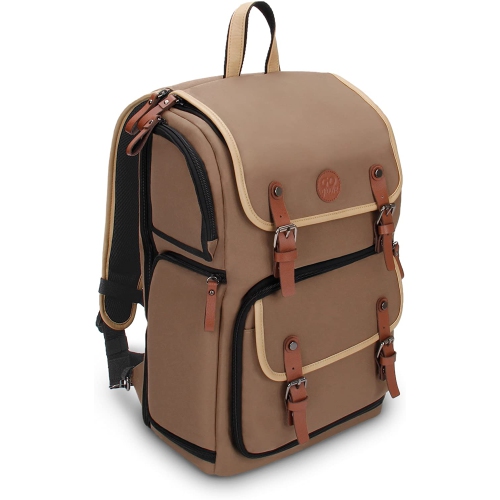 GOGROOVE  Digital Slr Camera Backpack W/tablet Compartment, Customizable Dividers Accessory Storage