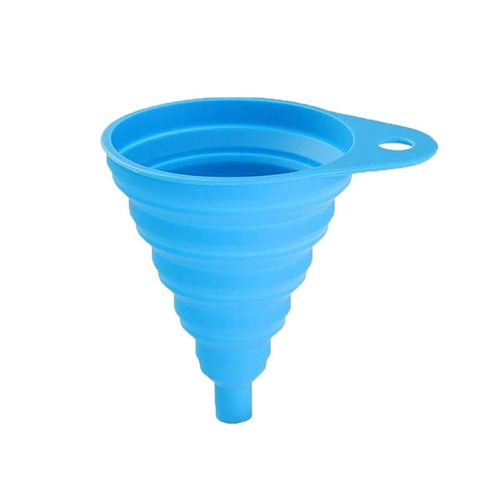 Silicone Collapsible Funnel Portable Flexible Foldable Kitchen Travel Funnel - axGear