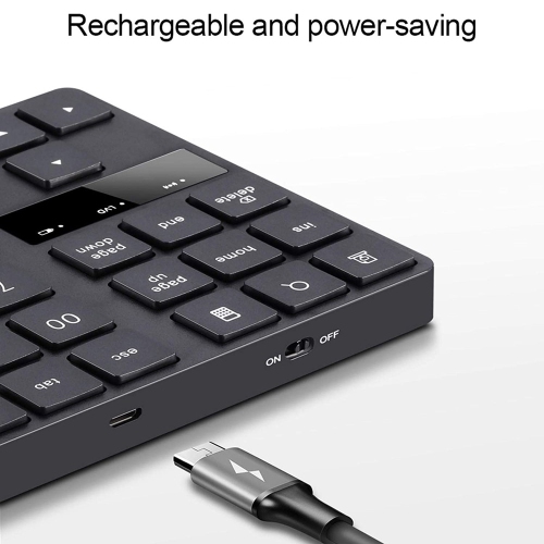 USB Numeric Keypad Portable Slim Mini Number Pad for Laptop