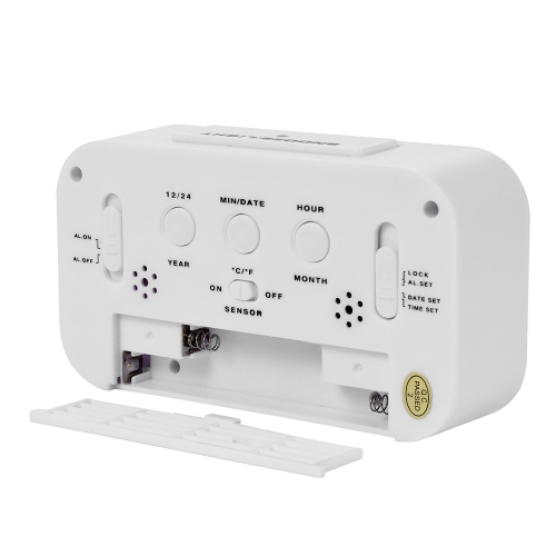 Digital Alarm Clock Large LCD Display Thermometer Smart Night Light Back Light - axGear